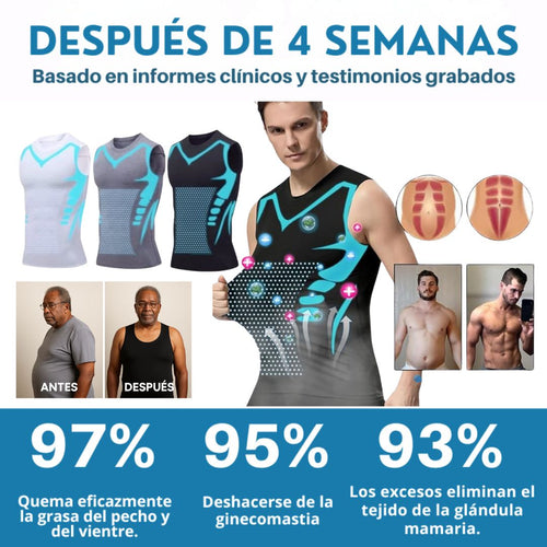 Camiseta Moldeadora con Tecnología Iónica 2025 🔥 Redefine tu Cuerpo