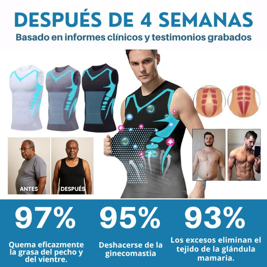 Camiseta Moldeadora con Tecnología Iónica 2025 🔥 Redefine tu Cuerpo