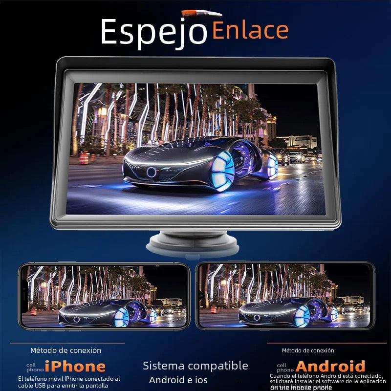Universal Multimedia Display with CarPlay and Android Auto | + Exclusive Gift