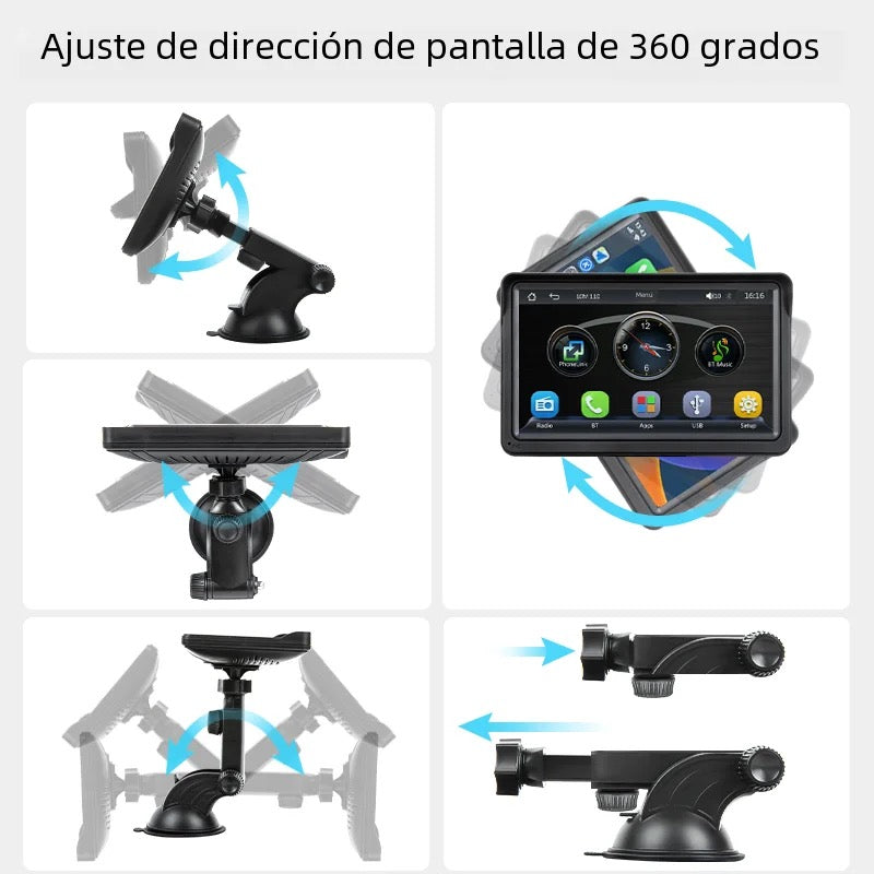 Universal Multimedia Display with CarPlay and Android Auto | + Exclusive Gift