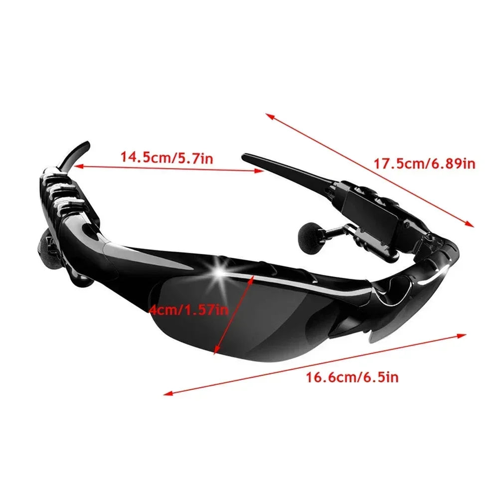 BLUETOOTH 5.0 SUNGLASSES WITH WIRELESS HEADPHONES + CASE