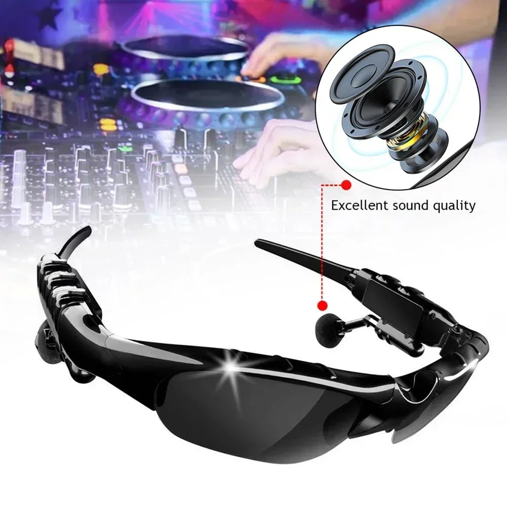 BLUETOOTH 5.0 SUNGLASSES WITH WIRELESS HEADPHONES + CASE
