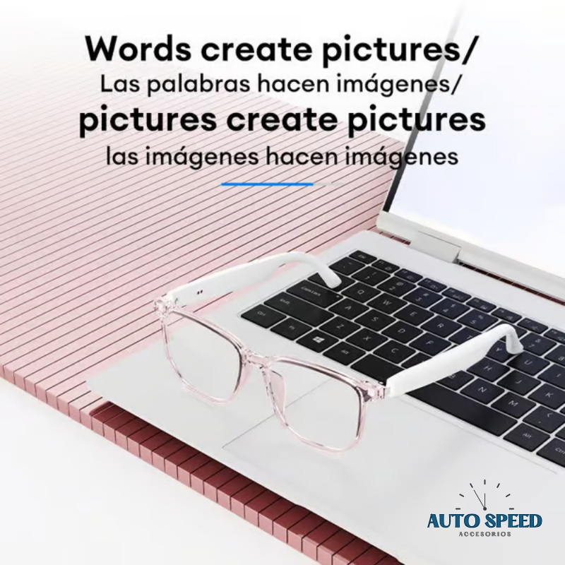 ✨Gafas de traducción inalámbricas con Bluetooth y IA  - 50%OFF 🔥 ¡Lanzamiento 2025!