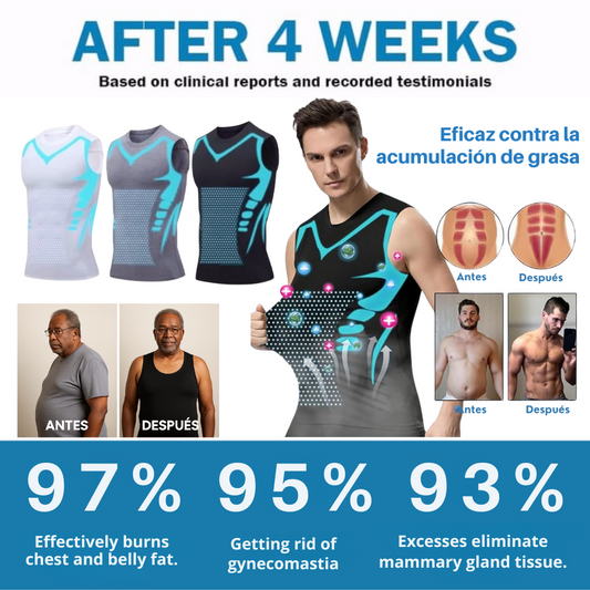 Camiseta Moldeadora con Tecnología Iónica 2025- 🔥 Redefine tu Cuerpo