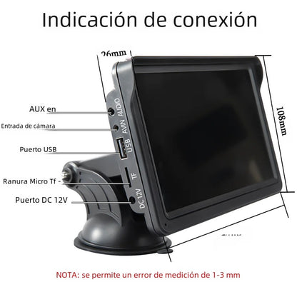 Universal Multimedia Display with CarPlay and Android Auto | + Exclusive Gift