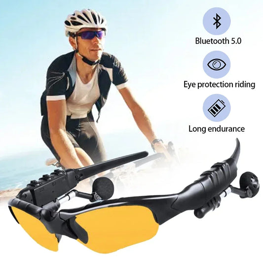 BLUETOOTH 5.0 SUNGLASSES WITH WIRELESS HEADPHONES + CASE