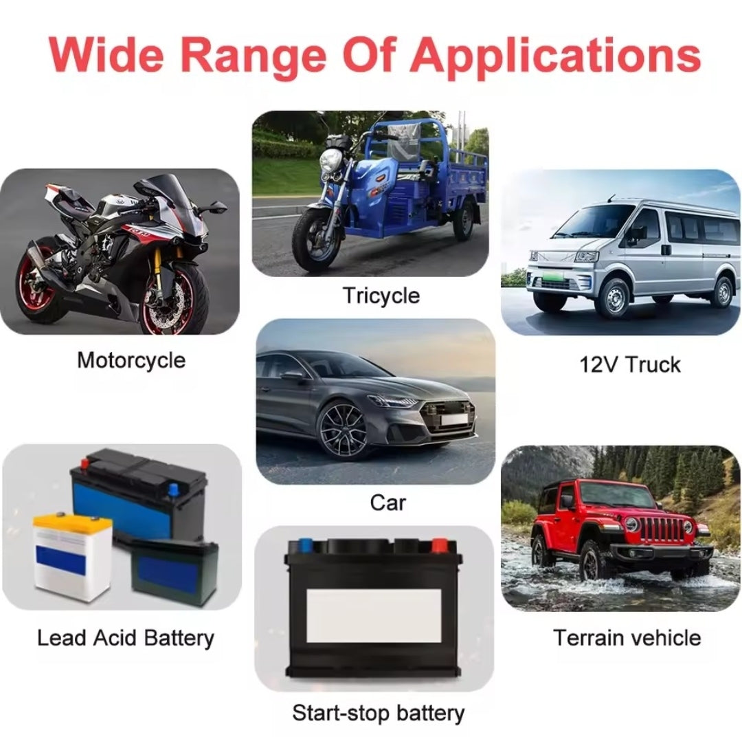 Carregador de bateria inteligente AutoCharge Pro® para carros e motos | FRETE GRÁTIS