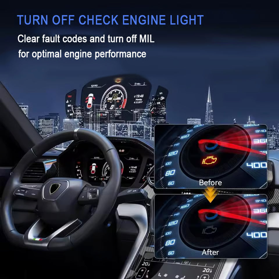 Pro-Series OBD2 Scanner & Check Engine Code Reader