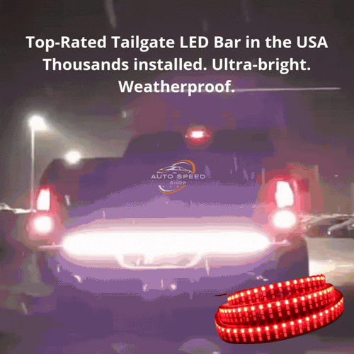 SecureLite LED Tailgate Light Bar for Trucks – Bright Rear Visibility Safety Light